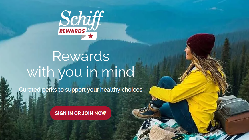 Sign up for Schiff Rewards!