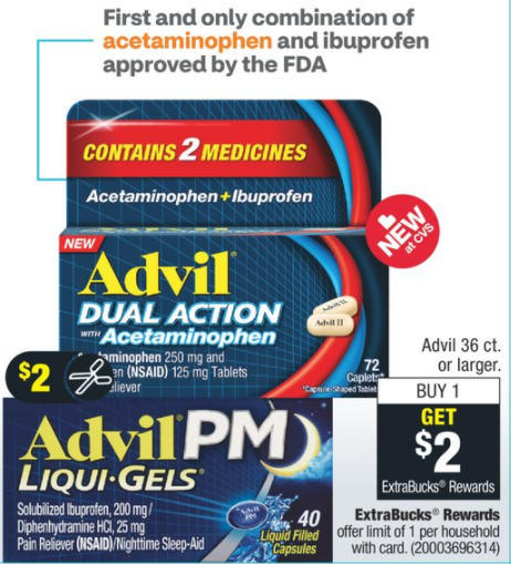 Pick up the New Advil Dual Action at CVS This Week!