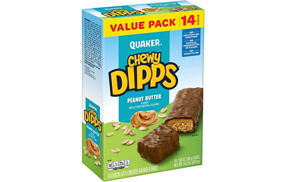 Amazon – Quaker Chewy Dipps Granola Bars Value Pack just .69!