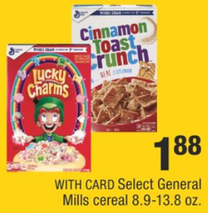 CVS – General Mills Cereals just .38 Per Box This Week!