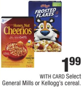 CVS – Kellogg’s Cereals just .49 with New Coupon!