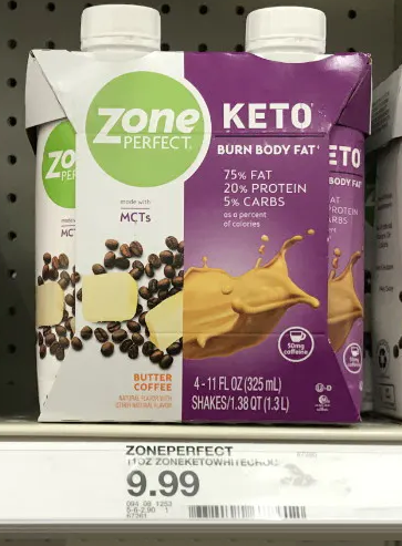 Stack the Savings on ZonePerfect Keto Shakes at Target!
