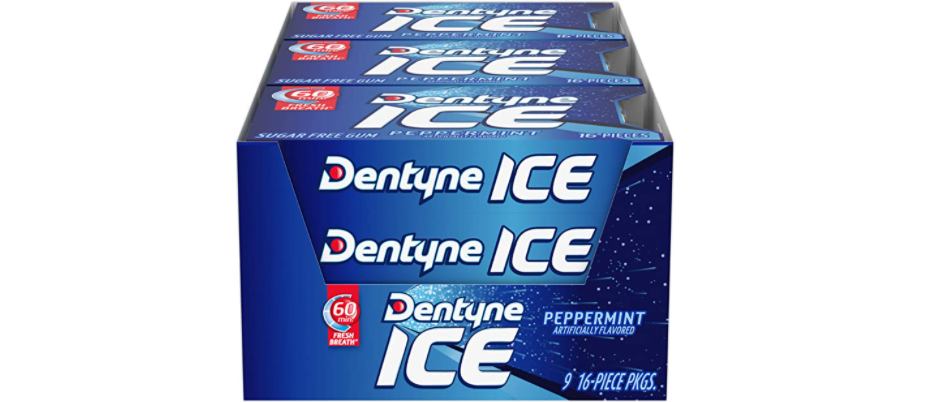 Amazon – Pack of 9 Dentyne Ice Peppermint Gum just .54!