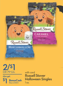 Free Russell Stover Halloween Singles at Rite Aid This Week!