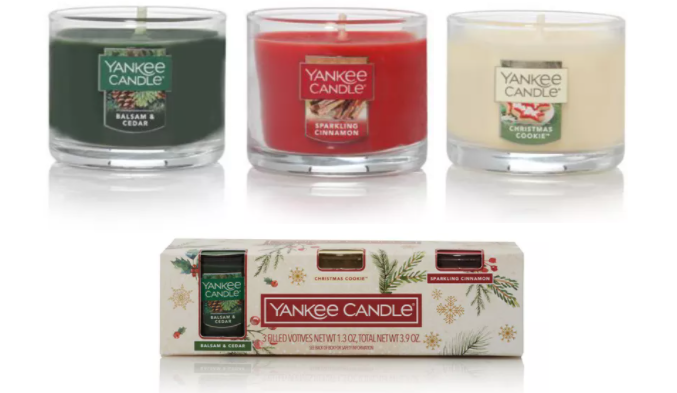 Macy’s – Yankee 3 Candle Votive Holiday Gift Set just .39!