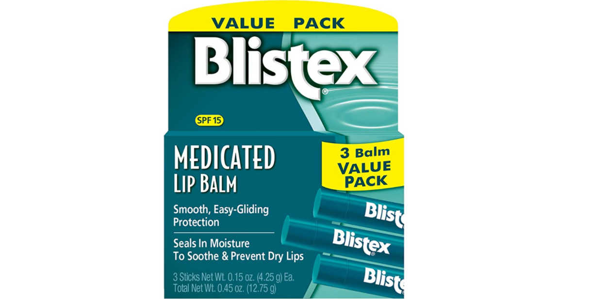 Amazon – 3-Pack Blistex Medicated Lip Balm just .03!