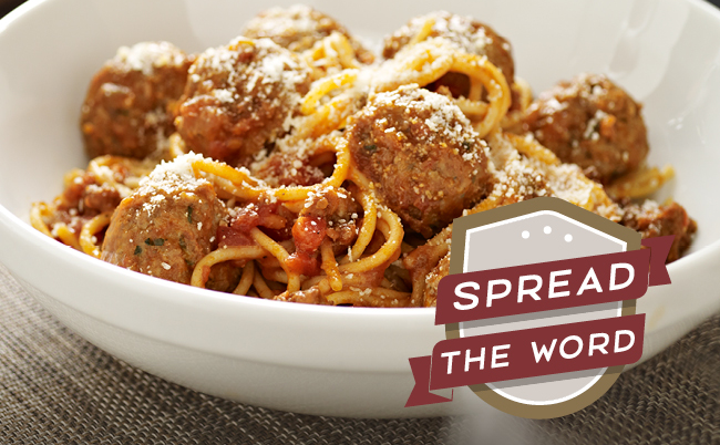 Free Mom’s Ricotta Meatballs + Spaghetti at Romano’s Macaroni Grill for First Responders!