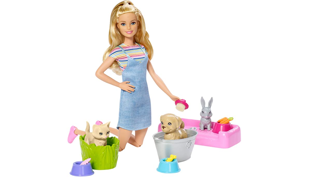Amazon – Barbie Play ‘n’ Wash Pets Playset just .44!