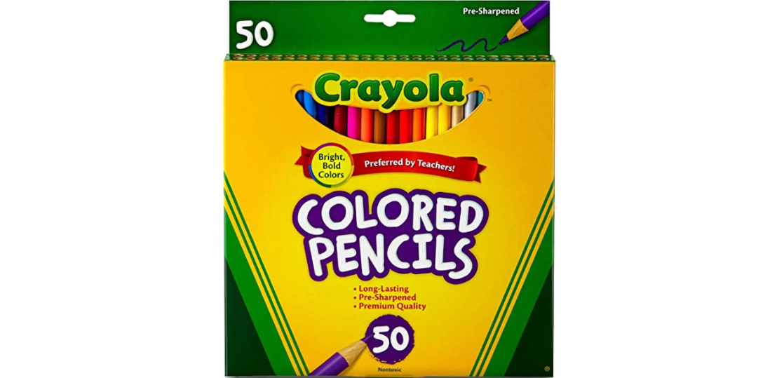 Amazon – 50-Count Crayola Colored Pencils just .77!