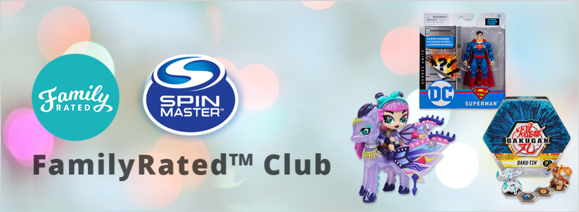 FamilyRated Club – Apply to Try Spin Master Toys
