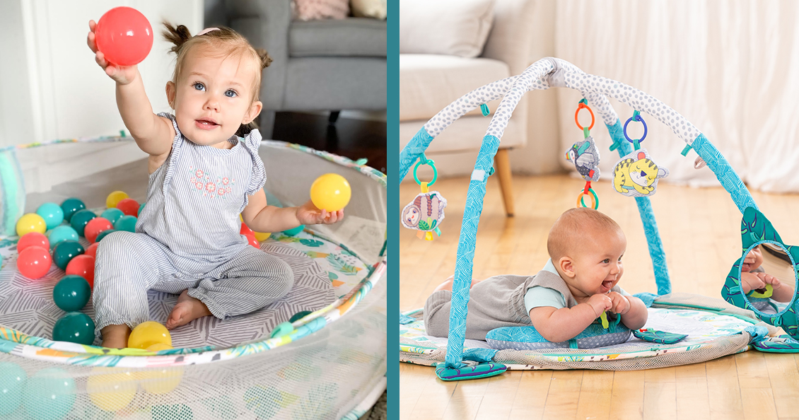 Infantino Test & Tell Program – 4-in-1 Activity Gym & Ball Pit