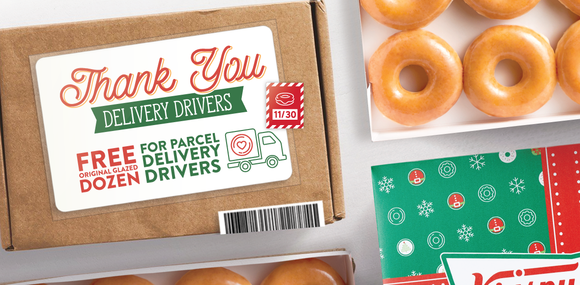 Free Krispy Kreme Original Glazed Dozen on November 30th!