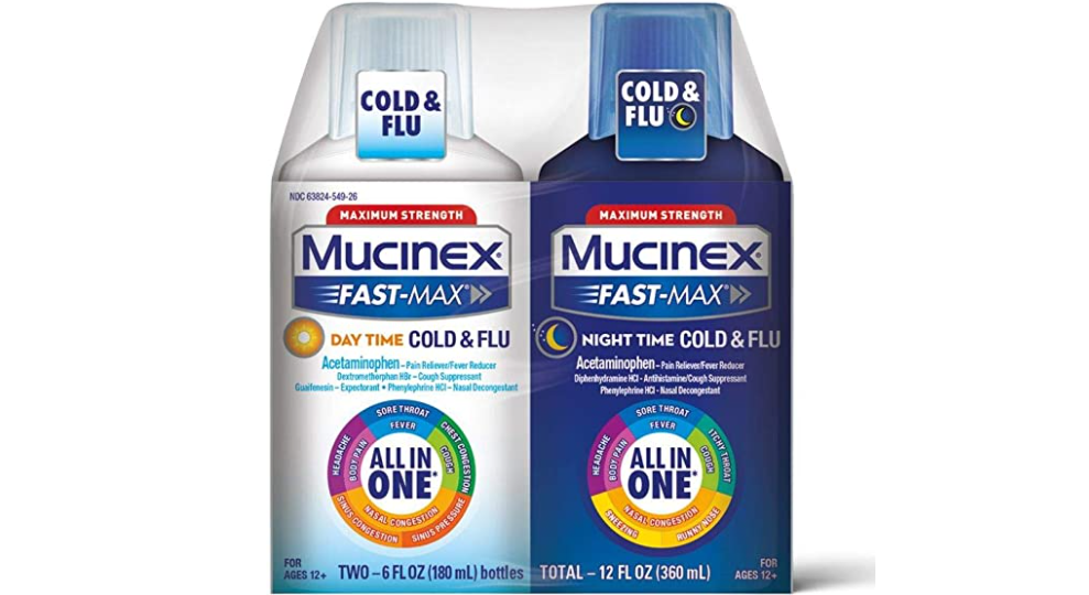 Amazon – Mucinex Fast-Max Day & Night Cold & Flu just .72!