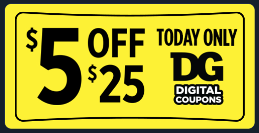 Dollar General –  off  Purchase – Today Only!