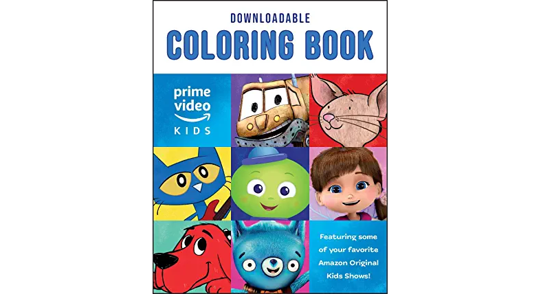 Free Amazon Prime Video Kids Coloring Book