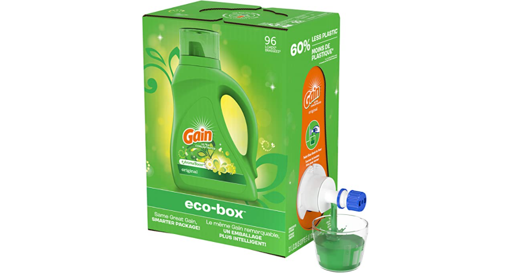 Amazon – 105-oz Gain Ultra Laundry Detergent eco-Box just .72!
