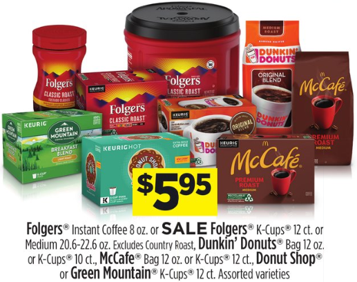 Pick up Folgers Coffee This Week at Dollar General!