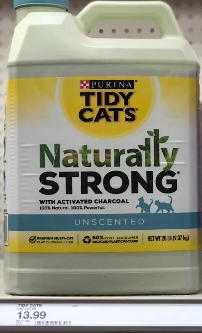 Stack the Savings on Tidy Cats Naturally Strong Cat Litter!