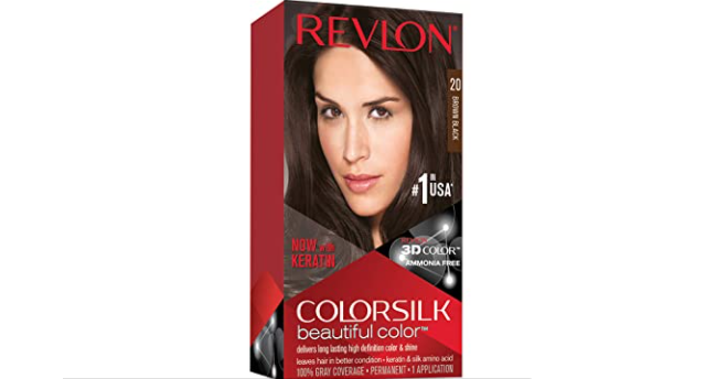 Amazon Revlon Colorsilk Hair Color in Brown Black just