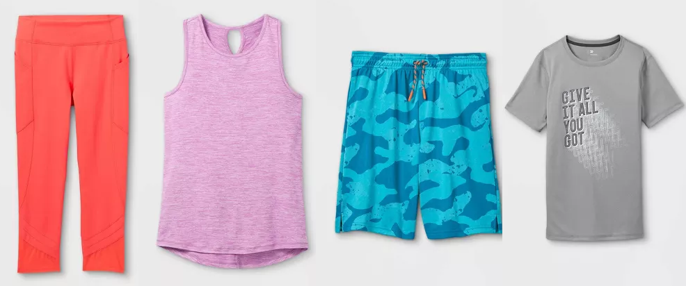 Target – Kids’ Spring Activewear starting at just !