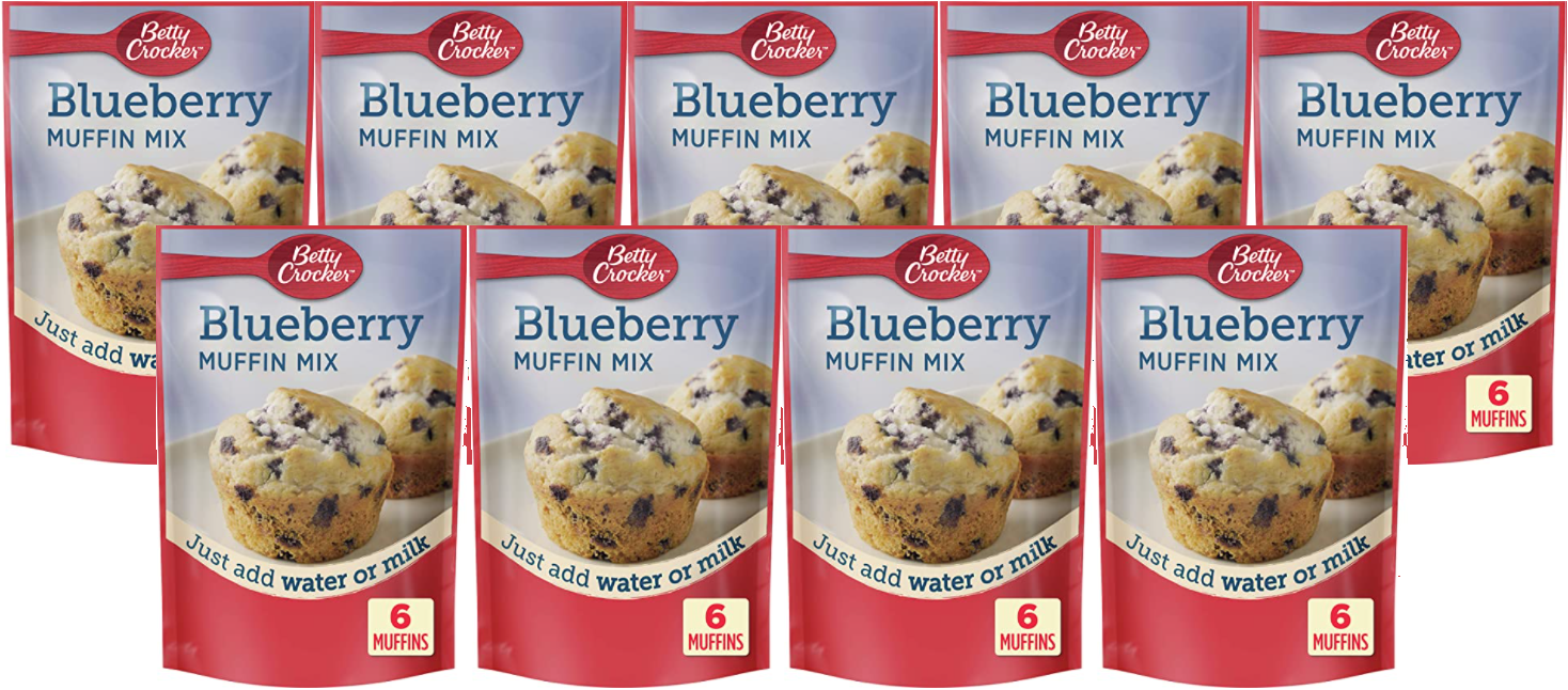 Amazon – Pack of 9 Betty Crocker Blueberry Muffin Mix just .24!