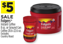 Pick up Folgers Coffee This Week at Dollar General!