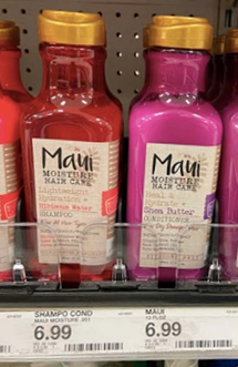 Pick up Maui Moisture Shampoo or Conditioner at Target!