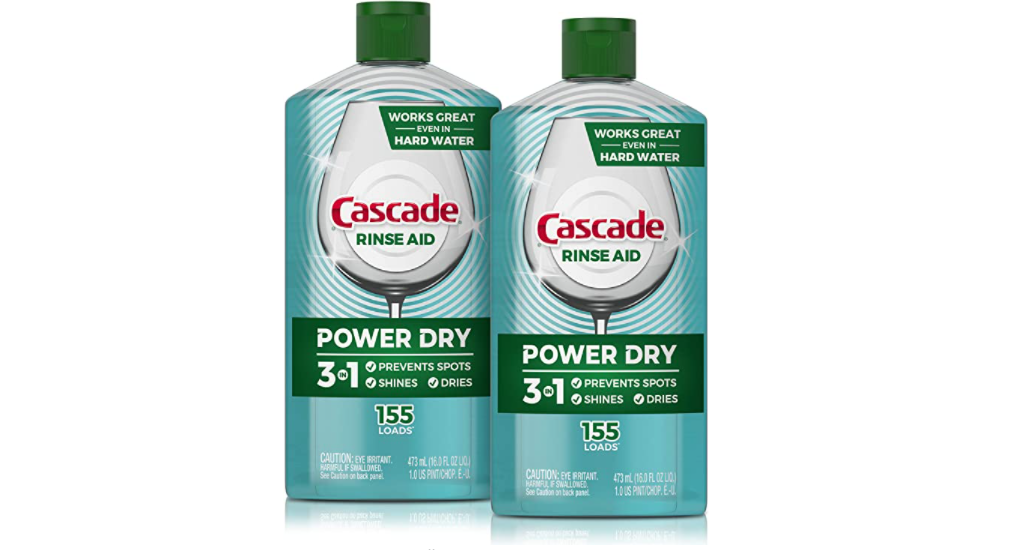 Amazon – 2-Pack Cascade Power Dry Rinse Aid just .05!