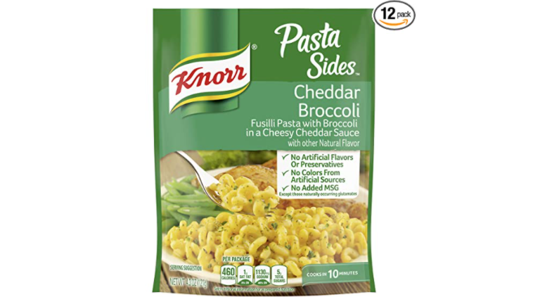 Amazon – Pack of 12 Knorr Cheddar Broccoli Pasta Sides just .77!
