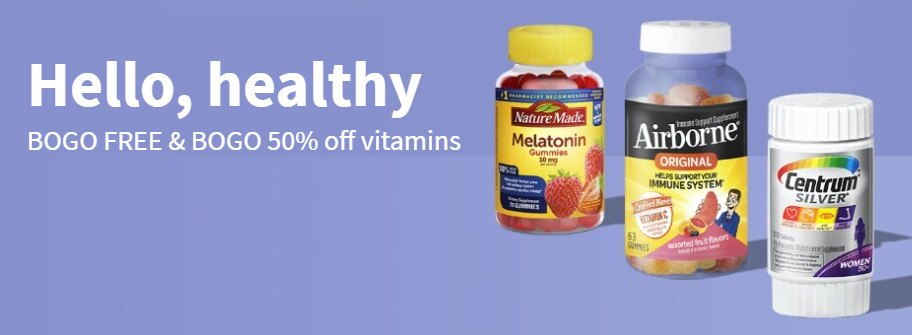Walgreens – Vitamins & Supplements are BOGO!