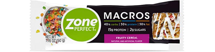 Amazon – 20-Count Zone Perfect Macros Protein Bars just .40!