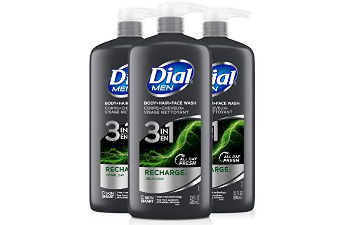 Amazon – Pack of 3 Dial 3-in-1 Recharge Body Wash just .30!