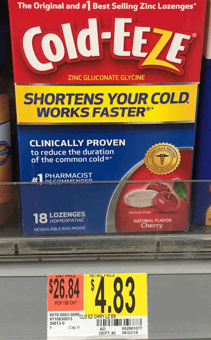 New Cold-Eeze Cold Remedy Coupon (+ Walmart Deal)
