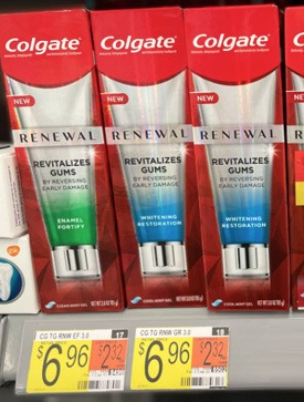 Walmart – Colgate Gum Renewal Toothpaste only 96¢ After Stack!