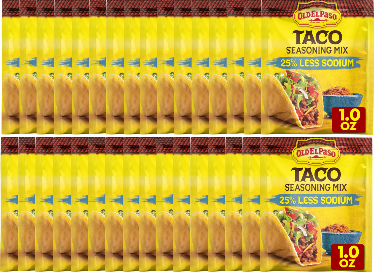 Amazon – 32-count Old El Paso Taco Seasoning Packets just .53!