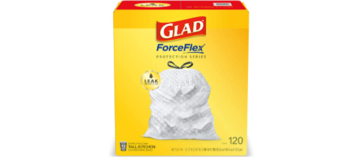 Amazon – 120-count Glad ForceFlex Kitchen Trash Bags just .94!