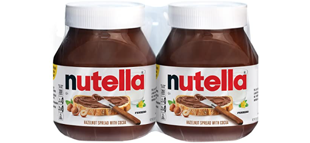 Amazon – Pack of 2 Nutella Chocolate Hazelnut Spread just .18!