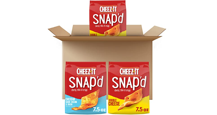 Amazon – Pack of 3 Cheez-It Snap’d Cracker Chips just .69!