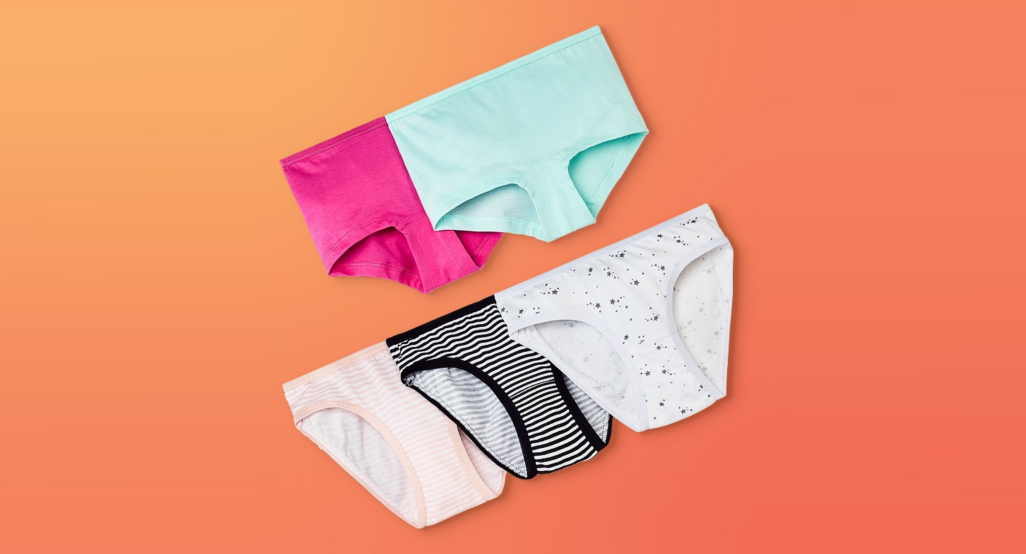 Target – Girls Cat & Jack 10-count cotton underwear for just .99!
