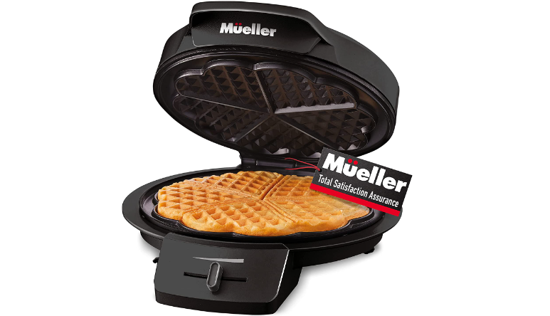 Amazon – Mueller 5 Heart Waffle Maker just .97!