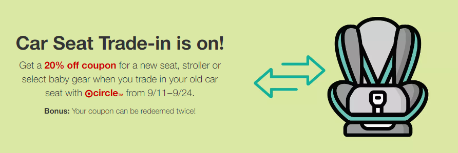 Target’s Car Seat Trade-In Event is Happening NOW!