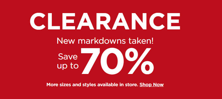 Shop the Kohls.com Clearance and Save Up to 70% off!