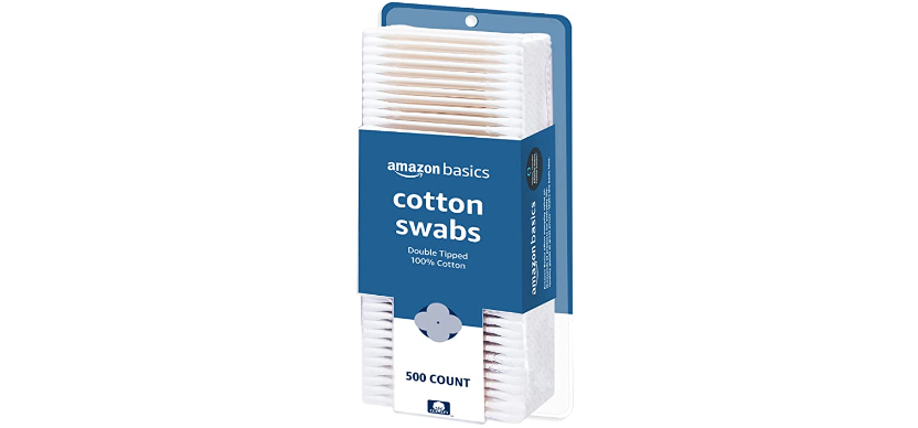 Amazon – 500-count Amazon Basics Cotton Swabs just .03!