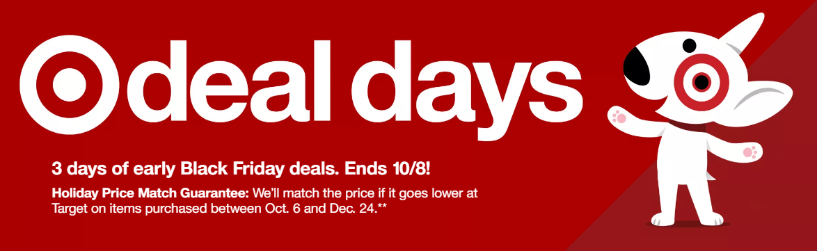 Shop Target Deal Days thru Saturday! (+ Price Match Guarantee!)