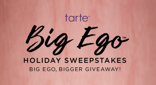 Enter the Tarte Big Ego Holiday Sweepstakes!