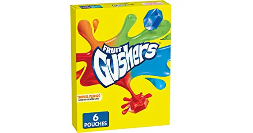 Amazon – Gushers Tropical Flavors Fruit Snacks just .39!