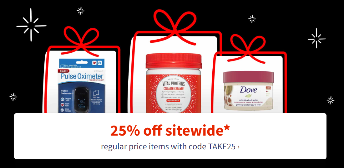 Walgreens – Score 25% off Sitewide with Promo Code!