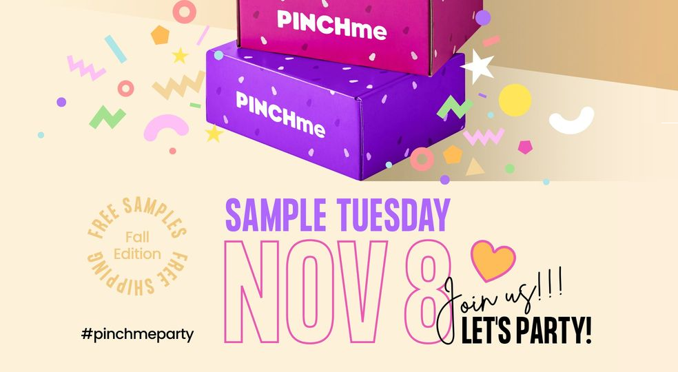 Pinch Me Samples will be released TODAY at 12 p.m. EST!