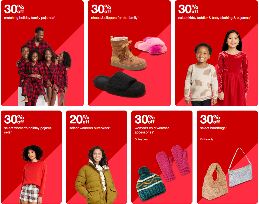 Target – 30% off Cozy Clothes (Pajamas, Slippers, & More!)