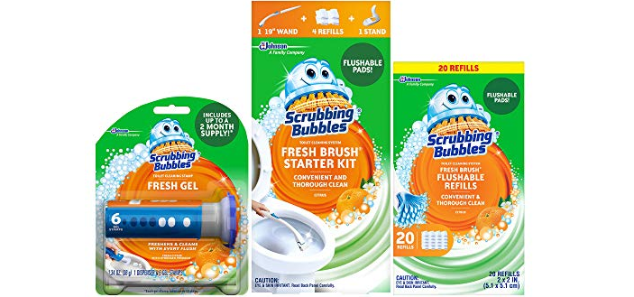 Amazon – Scrubbing Bubbles Toilet Variety Pack just .32!